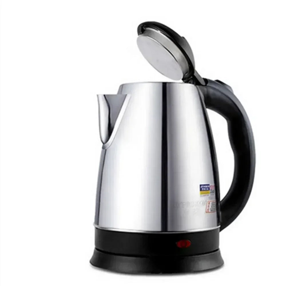Electric Kettle Stainless Steel 2 Liter - 1500W Fast Boiling Smart Kitchen Appliance - ZOOMNSTORE