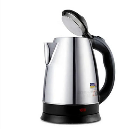 Electric Kettle Stainless Steel 2 Liter - 1500W Fast Boiling Smart Kitchen Appliance - ZOOMNSTORE
