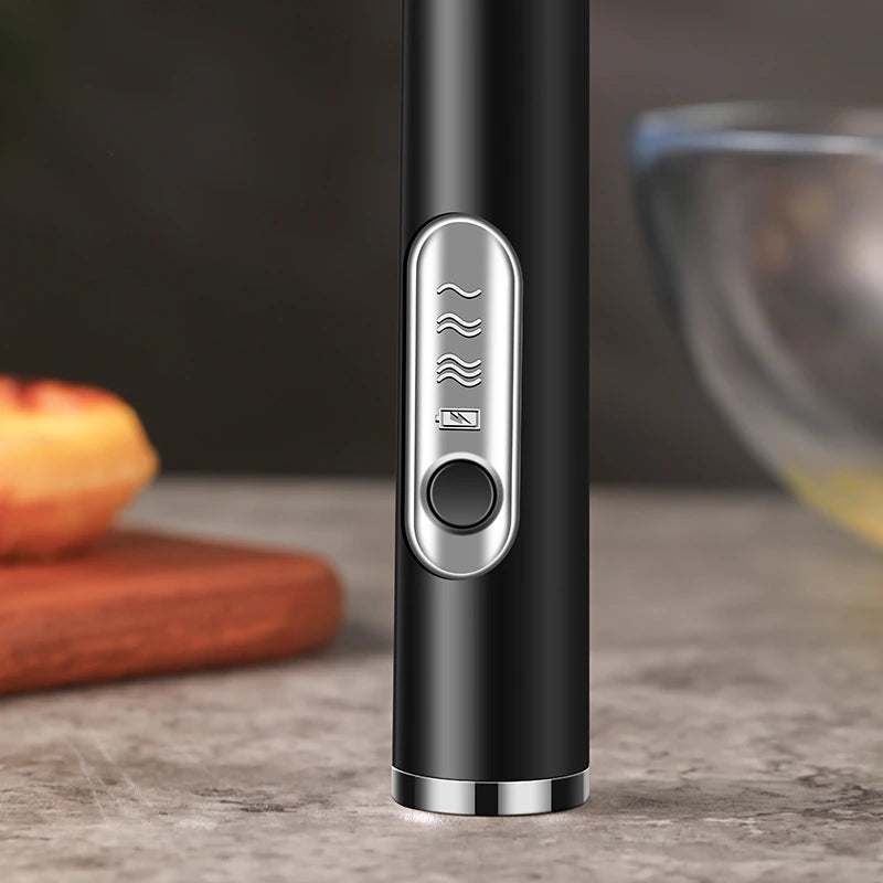 Electric Milk Frother - Mini Handheld Wireless USB Rechargeable Milk Whisk - ZOOMNSTORE