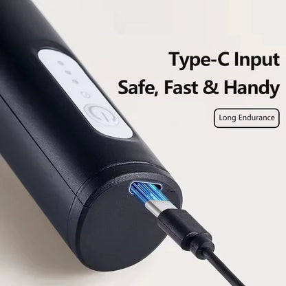 Electric Milk Frother - Mini Handheld Wireless USB Rechargeable Type-C Whisk - ZOOMNSTORE