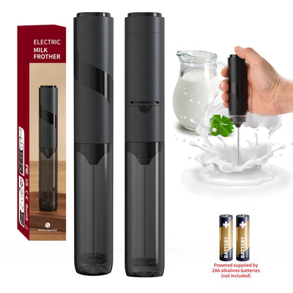 Electric Milk Frother - Portable Stainless Steel Handheld Coffee Wand With 10000 RPM - ZOOMNSTORE