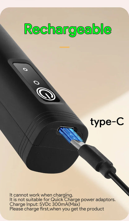 Electric Milk Frother USB Rechargeable 3 Speed Milk Frother Foam Maker Wand - ZOOMNSTORE