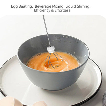 Electric Milk Frother USB Rechargeable 3 Speed Milk Frother Foam Maker Wand - ZOOMNSTORE