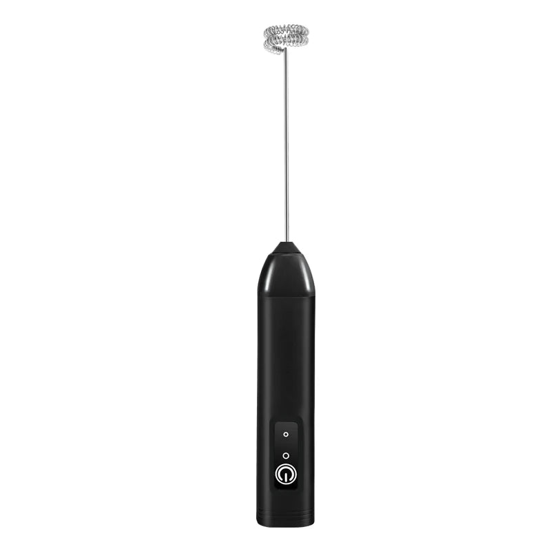 Electric Milk Frother USB Rechargeable 3 Speed Milk Frother Foam Maker Wand - ZOOMNSTORE
