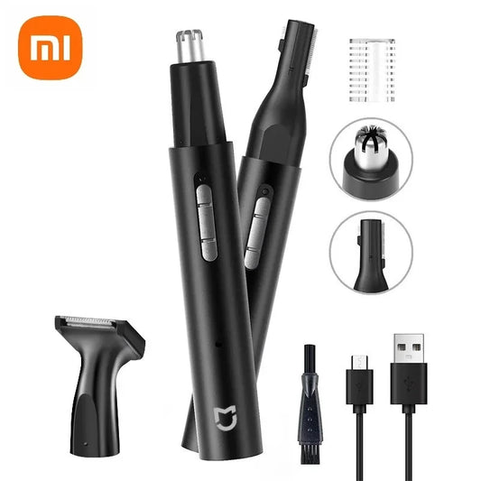 Xiaomi Mijia 3-in-1 Electric Nose Ear Hair Trimmer - Rechargeable Painless Clipper for Men - ZOOMNSTORE
