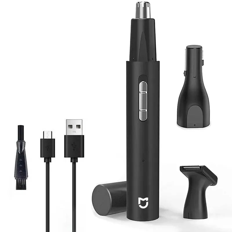Xiaomi Mijia 3-in-1 Electric Nose Ear Hair Trimmer - Rechargeable Painless Clipper for Men - ZOOMNSTORE