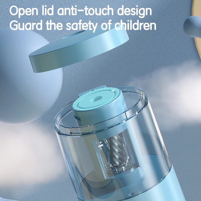 Deli Electric Pencil Sharpener Multi-Pen Dual Power Safety Protection Alloy Steel Roller Blade Pencil Sharpener School Supplies - ZOOMNSTORE