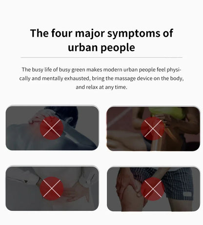 Electric Pulse Neck Massager - 8 Modes, 19 Gears Portable Muscle Relief Device - ZOOMNSTORE