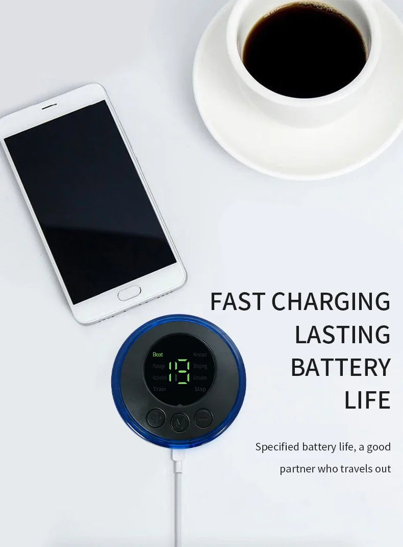 Electric Pulse Neck Massager - 8 Modes, 19 Gears Portable Muscle Relief Device - ZOOMNSTORE