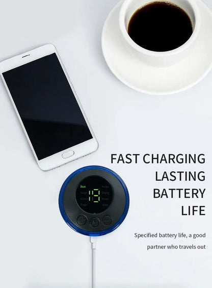 Electric Pulse Neck Massager - 8 Modes, 19 Gears Portable Muscle Relief Device - ZOOMNSTORE