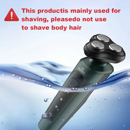 9D Electric Shaver - USB Rechargeable High-Power Washable Beard Trimmer - ZOOMNSTORE