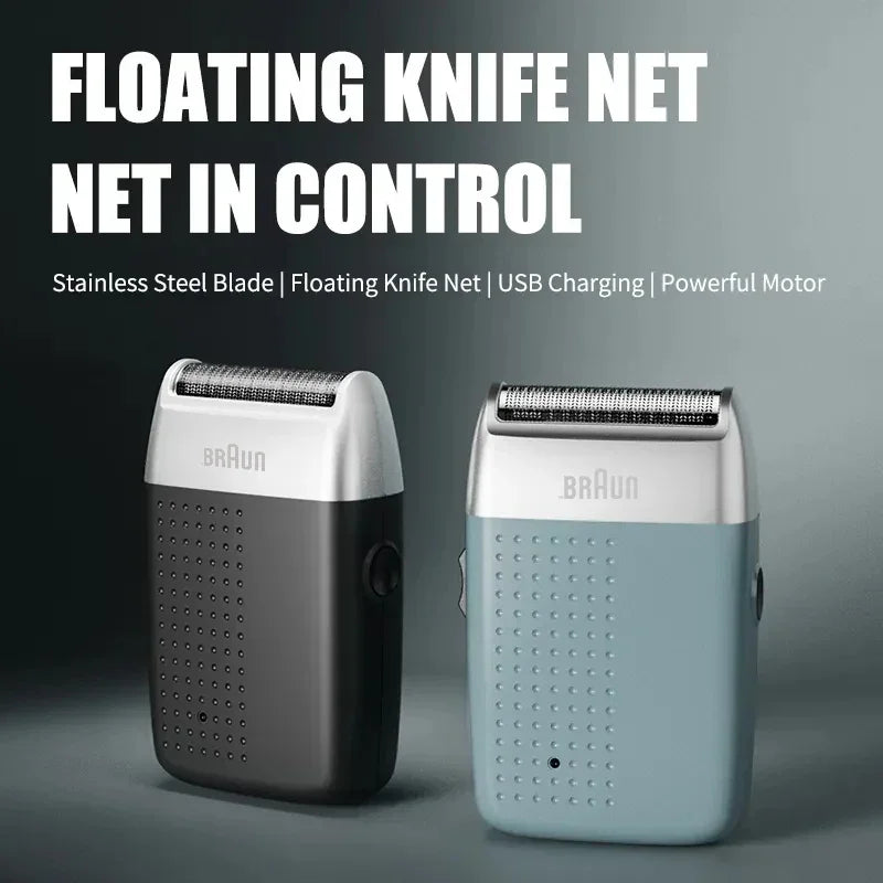 BRAUN M1900 Electric Shaver - Rechargeable Beard Trimmer  Hair Clipper for Men - ZOOMNSTORE