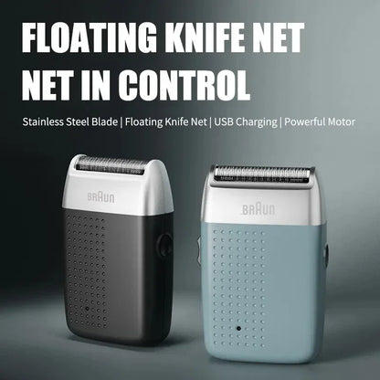 BRAUN M1900 Electric Shaver - Rechargeable Beard Trimmer  Hair Clipper for Men - ZOOMNSTORE