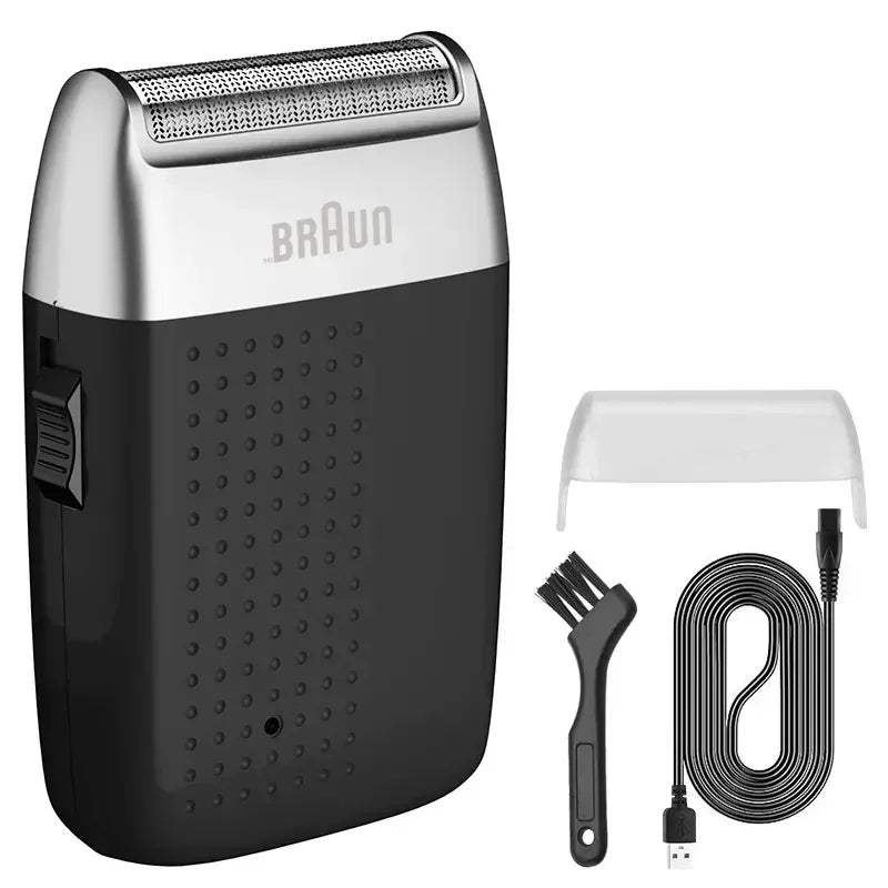 BRAUN M1900 Electric Shaver - Rechargeable Beard Trimmer  Hair Clipper for Men - ZOOMNSTORE