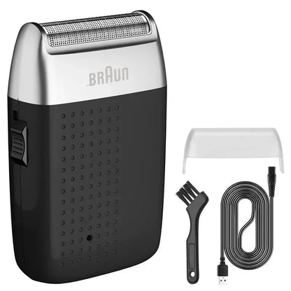 BRAUN M1900 Electric Shaver - Rechargeable Beard Trimmer  Hair Clipper for Men - ZOOMNSTORE