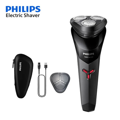 Philips S1113 Electric Shaver - USB Rechargeable Stainless Steel Razor with PowerCut Blades - ZOOMNSTORE