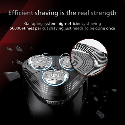 Philips S1113 Electric Shaver - USB Rechargeable Stainless Steel Razor with PowerCut Blades - ZOOMNSTORE