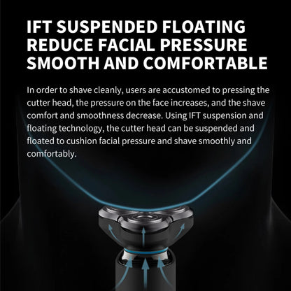 XIAOMI MIJIA S500 Electric Shaver - WetDry Triple Blade Mens Razor - ZOOMNSTORE