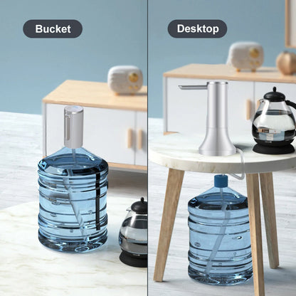 Electric Water Dispenser - Foldable Automatic Water Bottle Pump with USB Rechargeable Battery - ZOOMNSTORE