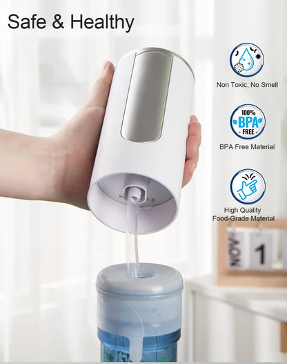 Electric Water Dispenser - Foldable Automatic Water Bottle Pump with USB Rechargeable Battery - ZOOMNSTORE