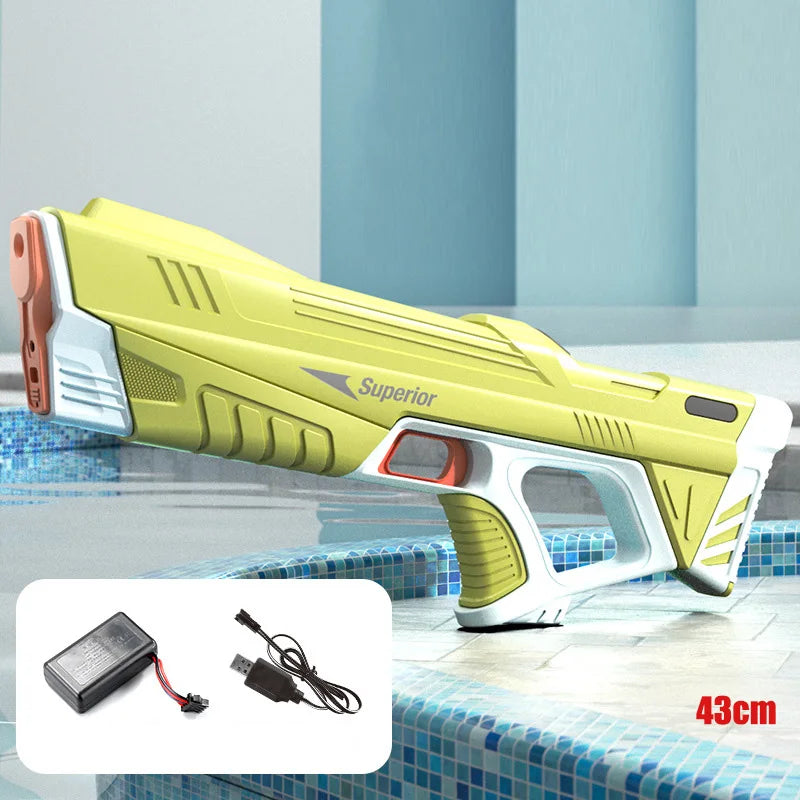 Electric Water Gun - 43cm Portable Summer Toy for Kids - ZOOMNSTORE