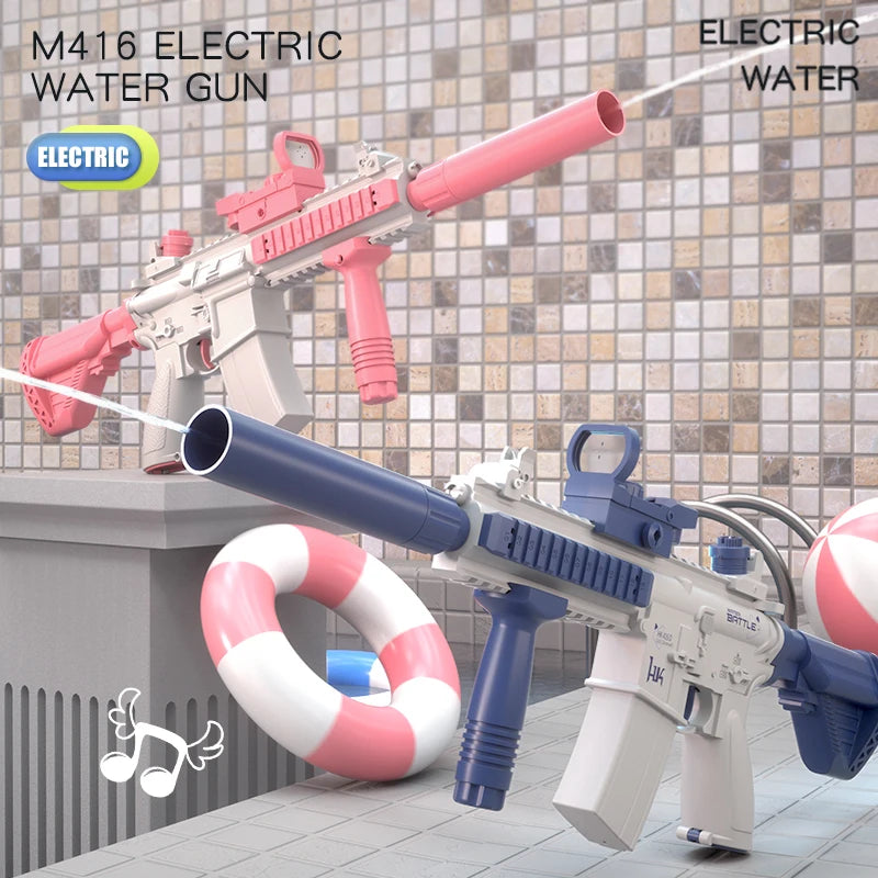 M416 Electric Water Gun - Full Automatic Beach Toy for Kids  Adults - ZOOMNSTORE