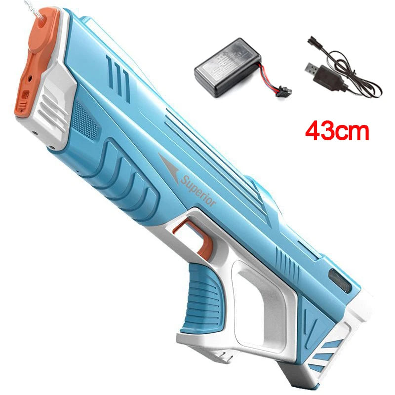 Electric Water Gun - 43cm Portable Summer Toy for Kids - ZOOMNSTORE