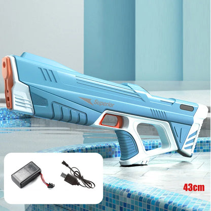 Electric Water Gun - 43cm Portable Summer Toy for Kids - ZOOMNSTORE