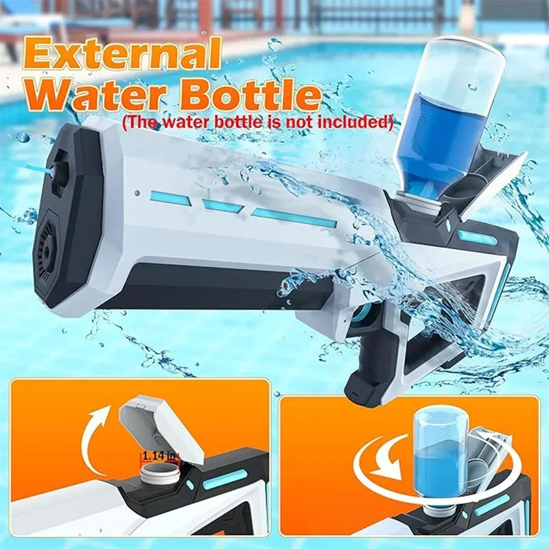 Powerful Electric Water Guns - Automatic Squirt Blasters for Adults and Kids Summer Beach Toy - ZOOMNSTORE