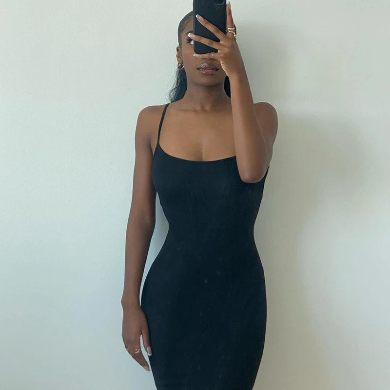 Elegant Backless Bodycon Maxi Dress - Summer Party Sundress for Women - ZOOMNSTORE