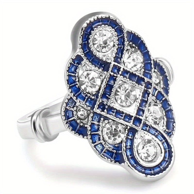 Elegant Ladies Ring - Unique Design with Synthetic Zirconia for Casual Parties and Banquets - ZOOMNSTORE