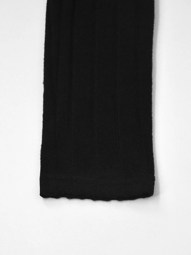 Elegant Turtleneck Mini Dress - Womens Bodycon Club Dress for Autumn Winter - ZOOMNSTORE