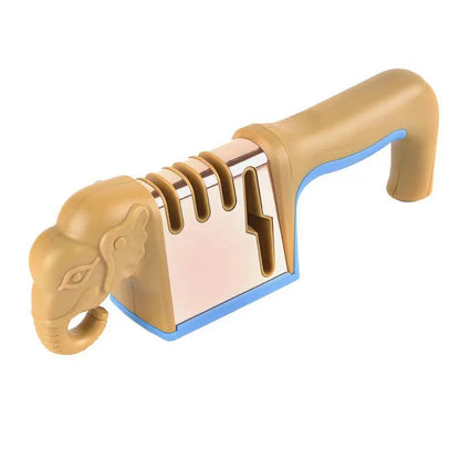 Elephant Multi-Functional Sharpener - Kitchen Knife  Scissors Sharpener Stone - ZOOMNSTORE