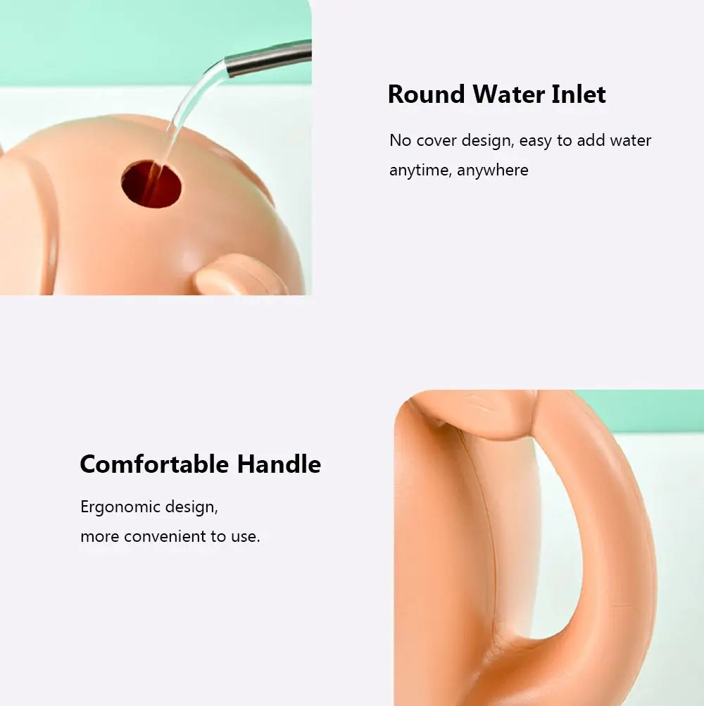 Elephant Watering Can - 2500ml Cute Cartoon Plastic Garden Watering Pot for Kids - ZOOMNSTORE