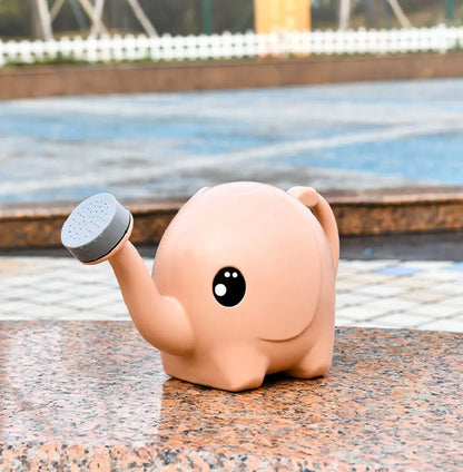 Elephant Watering Can - 2500ml Cute Cartoon Plastic Garden Watering Pot for Kids - ZOOMNSTORE