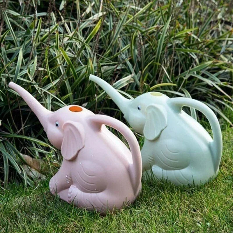 Elephant Watering Can - Cute Plastic Garden Irrigation Tool for Outdoor Plants - ZOOMNSTORE
