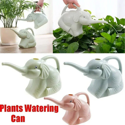 Elephant Watering Can - Cute Plastic Garden Irrigation Tool for Outdoor Plants - ZOOMNSTORE