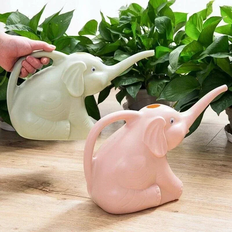 Elephant Watering Can - Cute Plastic Garden Irrigation Tool for Outdoor Plants - ZOOMNSTORE