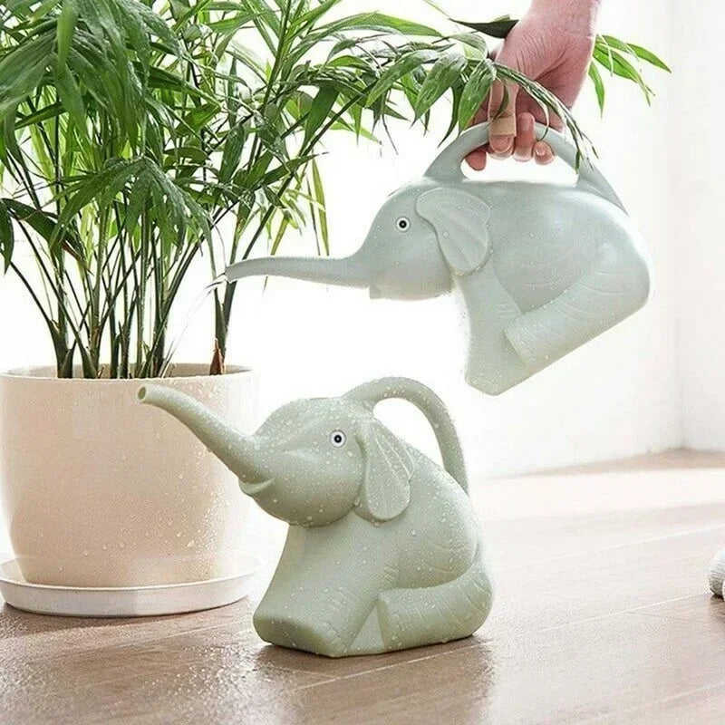 Elephant Watering Can - Cute Plastic Garden Irrigation Tool for Outdoor Plants - ZOOMNSTORE