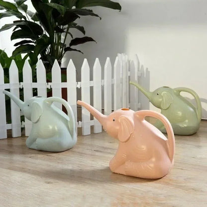 Elephant Watering Can - Cute Plastic Garden Irrigation Tool for Outdoor Plants - ZOOMNSTORE