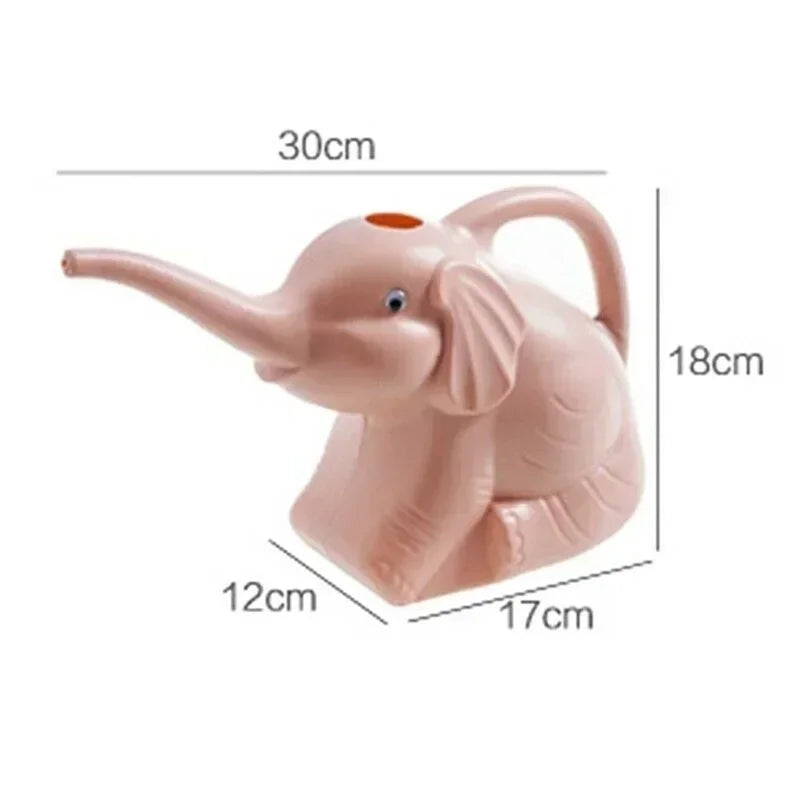 Elephant Watering Can - Cute Plastic Garden Irrigation Tool for Outdoor Plants - ZOOMNSTORE