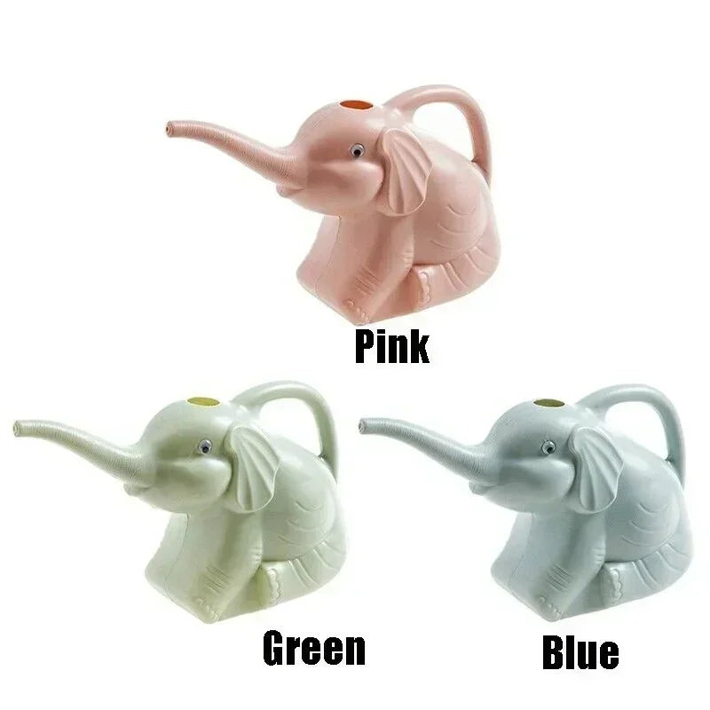 Elephant Watering Can - Cute Plastic Garden Irrigation Tool for Outdoor Plants - ZOOMNSTORE