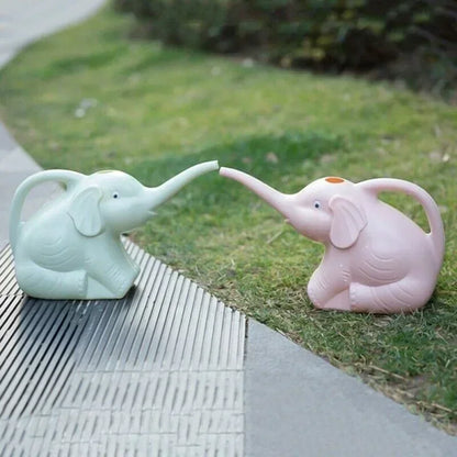 Elephant Watering Can - Cute Plastic Garden Irrigation Tool for Outdoor Plants - ZOOMNSTORE