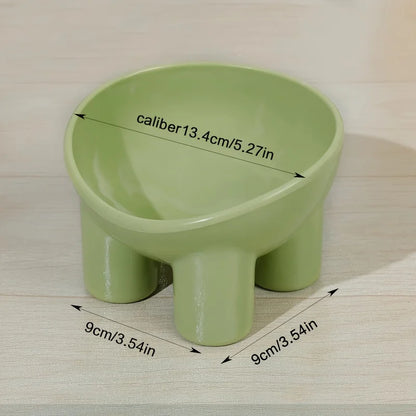 Elevated Cat Bowl - Durable Plastic Pet Bowl with Raised Feeding Stand for Cats & Dogs - ZOOMNSTORE