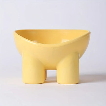 Elevated Cat Bowl - Durable Plastic Pet Bowl with Raised Feeding Stand for Cats & Dogs - ZOOMNSTORE