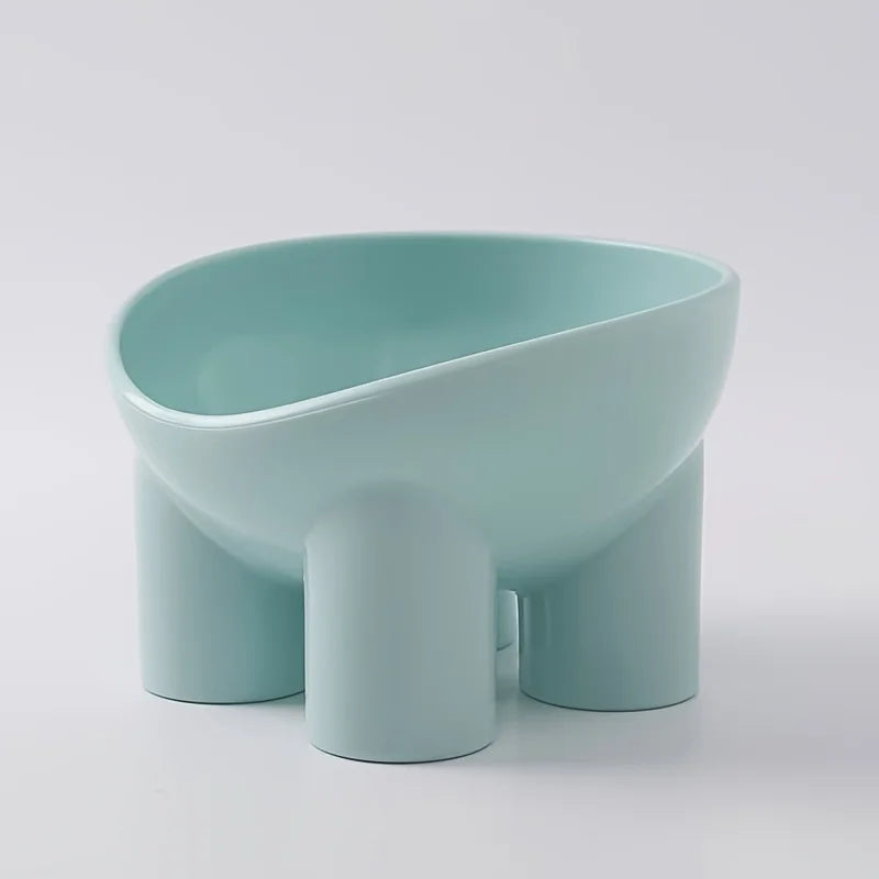 Elevated Cat Bowl - Durable Plastic Pet Bowl with Raised Feeding Stand for Cats & Dogs - ZOOMNSTORE