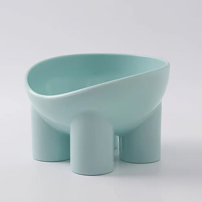 Elevated Cat Bowl - Durable Plastic Pet Bowl with Raised Feeding Stand for Cats & Dogs - ZOOMNSTORE