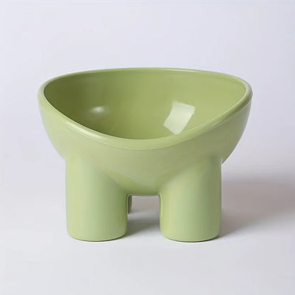 Elevated Cat Bowl - Durable Plastic Pet Bowl with Raised Feeding Stand for Cats & Dogs - ZOOMNSTORE