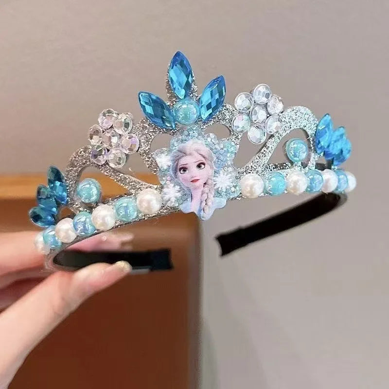 Disney Frozen Princess Elsa Girl Crown Birthday Party Gift Headband and head accessory - ZOOMNSTORE