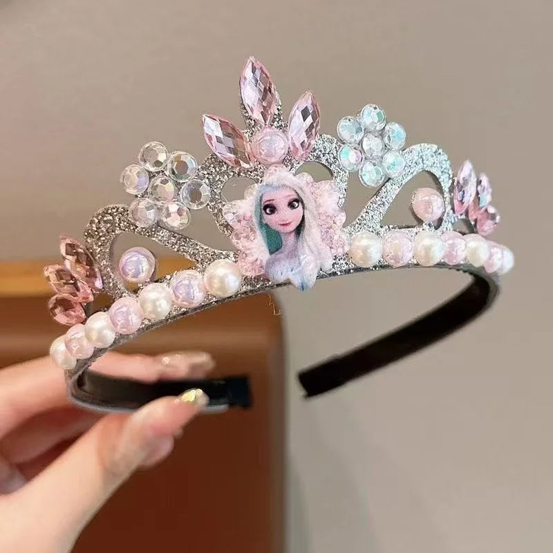 Disney Frozen Princess Elsa Girl Crown Birthday Party Gift Headband and head accessory - ZOOMNSTORE